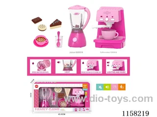 Electric light juicer coffee maker dessert set 4*AA not included
