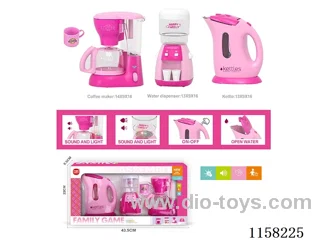 Electric kettle 2*AA, water dispenser 2*AA, coffee maker 3*AA set Not included
