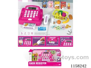 Smart cash register with fruit basket 2*AA not included
