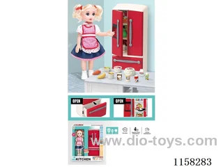 Kitchen Fridge Set (with doll)