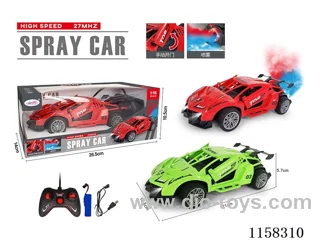 1：16 rc car with light/spray/manual door opening included battery