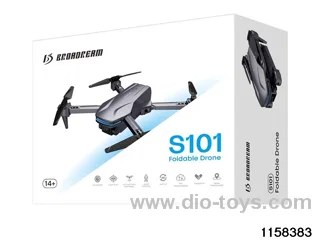 Optical flow fixed height folding aerial drone