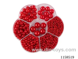 DIY Jewelry Set(3/4/5/6/8/10/12 mm Pearl + Thread (7 grids))
