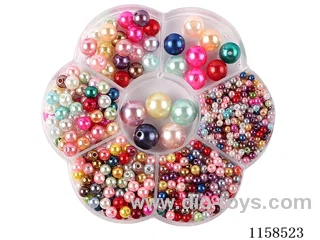 DIY Jewelry Set(3/4/5/6/8/10/12 mm Pearl + Thread (7 grids))