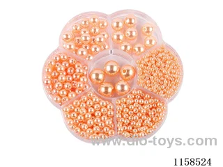 DIY Jewelry Set(3/4/5/6/8/10/12 mm Pearl + Thread (7 grids))