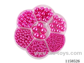 DIY Jewelry Set(3/4/5/6/8/10/12 mm Pearl + Thread (7 grids))