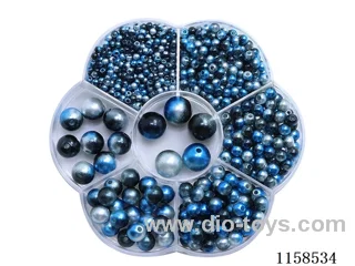 DIY Jewelry Set(3/4/5/6/8/10/12 mm Pearl + Thread (7 grids))