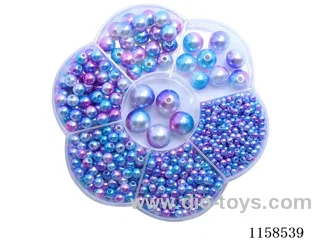 DIY Jewelry Set(3/4/5/6/8/10/12 mm Pearl + Thread (7 grids))