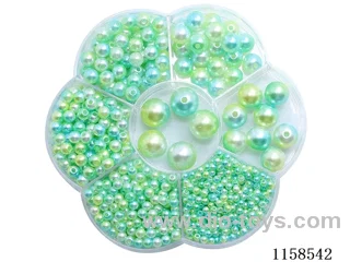 DIY Jewelry Set(3/4/5/6/8/10/12 mm Pearl + Thread (7 grids))