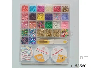 DIY Jewelry Set(4cm bead + bead polymer clay + letter bead + 6cm pearl bead + Scissors tweezers thread (28 bars))