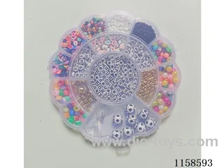 DIY Jewelry Set(4cm bead + 8cm pearl + polymer clay/bucket bead + Russian letter bead + septum bead + line)