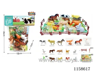 36PCS Farm Animal Scene Map Set