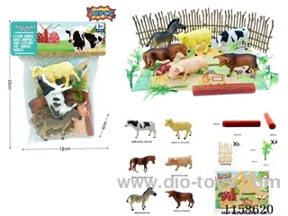 18PCS Farm Animal Scene Map Set