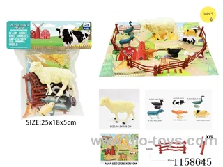 14PCS Farm Animal Scene Map Set