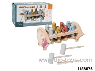 Wooden Hedgehog Gopher 3 in 1