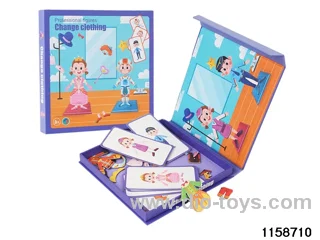 Magnetic jigsaw puzzle