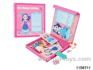 Magnetic jigsaw puzzle