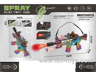 B/O gun with music/spray