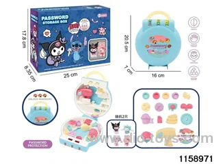 Play house toys suitcase
