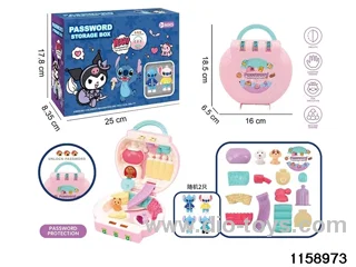 Play house toys suitcase