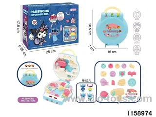 Play house toys suitcase
