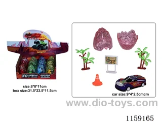 Alloy Racing Car Scene Toys(boomerang) 12PCS