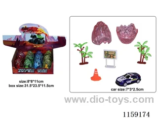 Alloy Police Car Scene Toys(PowerBack) 12PCS