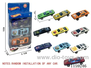 sliding alloy car（3PCS）