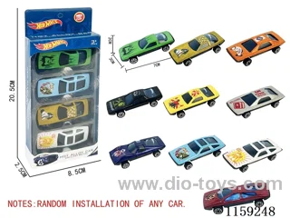 sliding alloy car（4PCS）