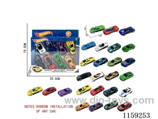 sliding alloy car（8PCS）