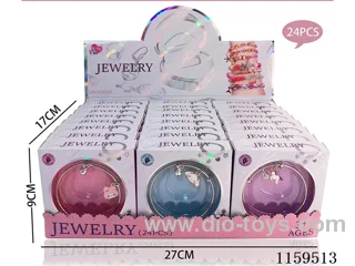 Silver Ring Bracelet Mix 24PCS