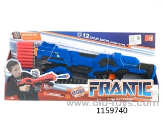 soft bullet gun toys in display box