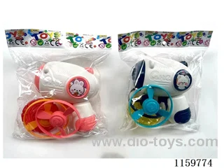 Flying Disc Gyro Gun (Blue/Pink Mix)