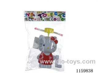 KT Cat Hand Crank Rainbow Lamp (with light)