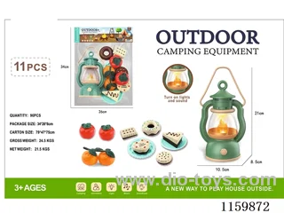 11PCS Outdoor Lights & Sounds Camping Set - Windproof Lamp 2AA(not included battery)