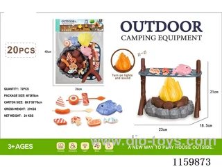 20PCS Outdoor Lights & Sounds Camping Set - Fire 3AA(not included battery)