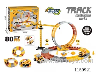 Urban Construction Project Railcar
