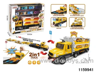 Lights Music Track Catapult Truck Set