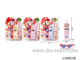 Mario Small Phone + Glasses