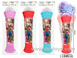 Mario Microphone with Glitter Ball
