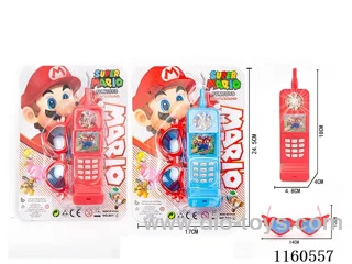 Mario foam phone + glasses
