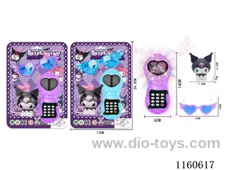 Kurumi Heart Phone + Doll + Glasses