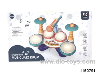 Cartoon Jazz Drum Electronic Piano