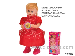 B/O doll in window box