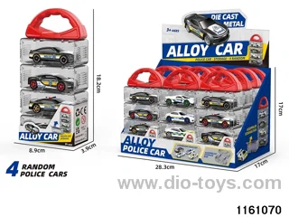 1:64 Scooter Alloy Police Car