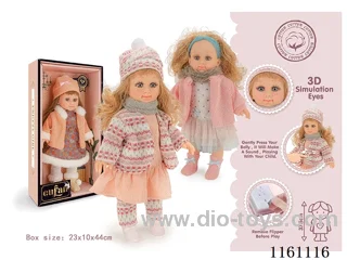 15’ Cotton Body Vinyl Hand and Foot Doll+IC