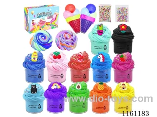 12-colour fruit butter clay set cotton clay Slime coloured clay