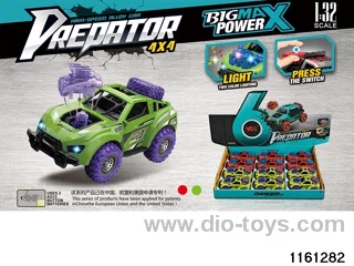 1:32 Alloy Pull Back Car W L/M