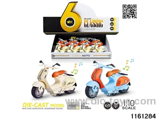 1:10 Alloy Pull Back Car W L/M