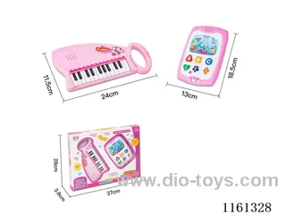 Máquina de aprendizaje de Piano electrónico para niños en dos en uno